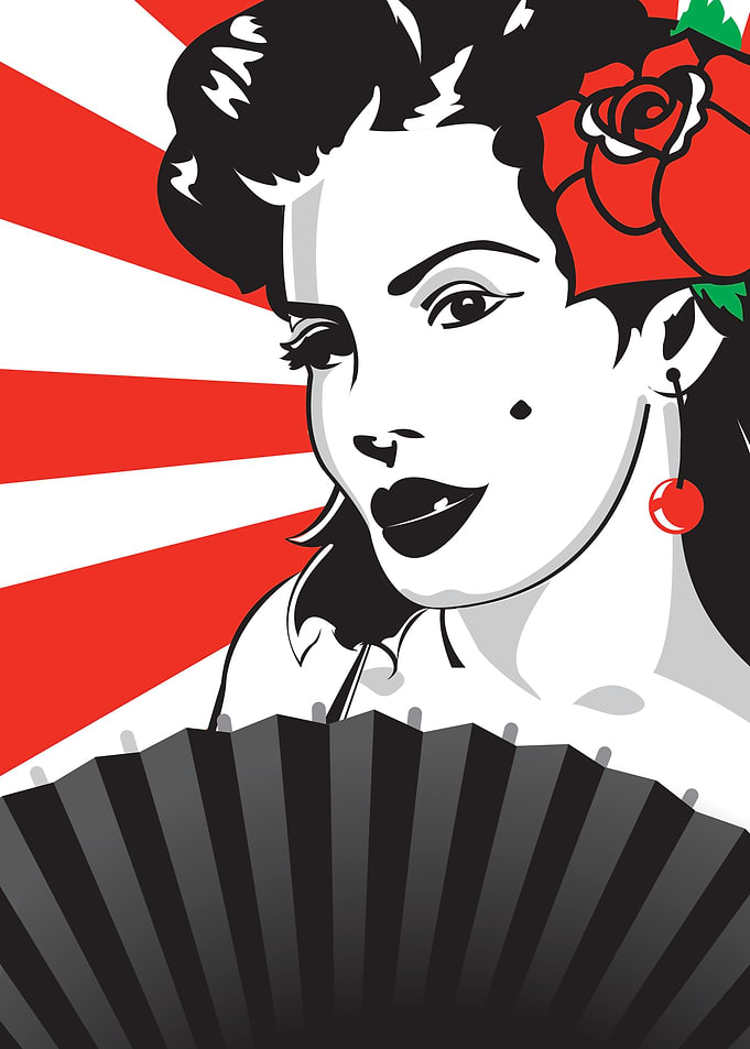 Tokyo Rose Close Crop - Part of the Bomb Rider series p ...
