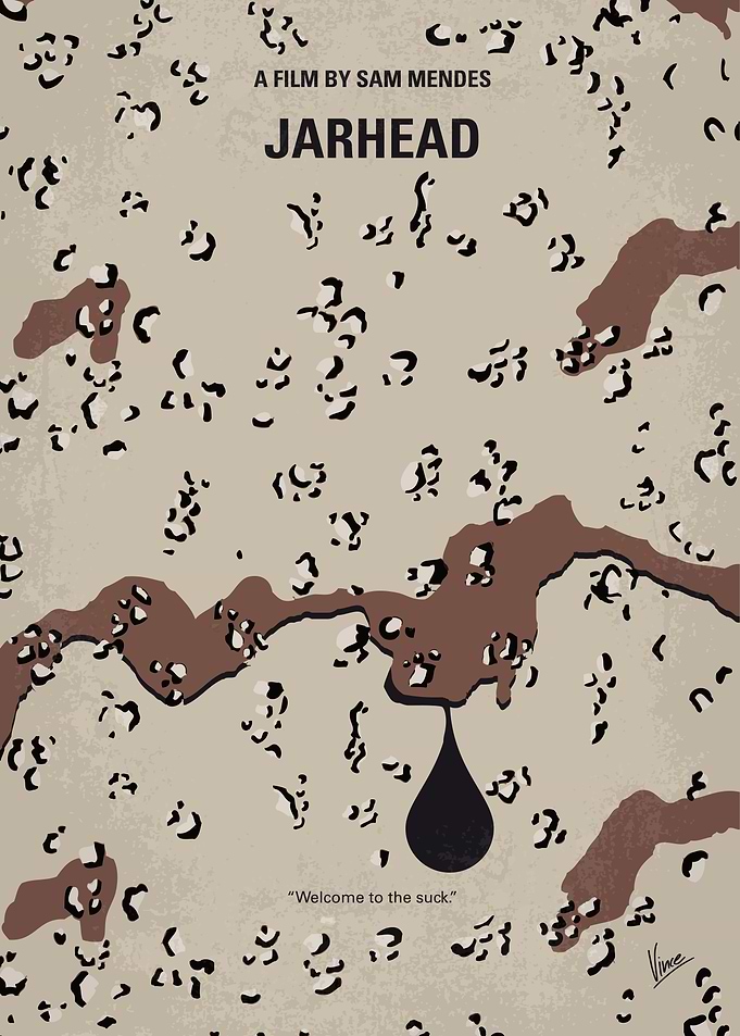No045 My Jarhead minimal movie poster Based on former ...