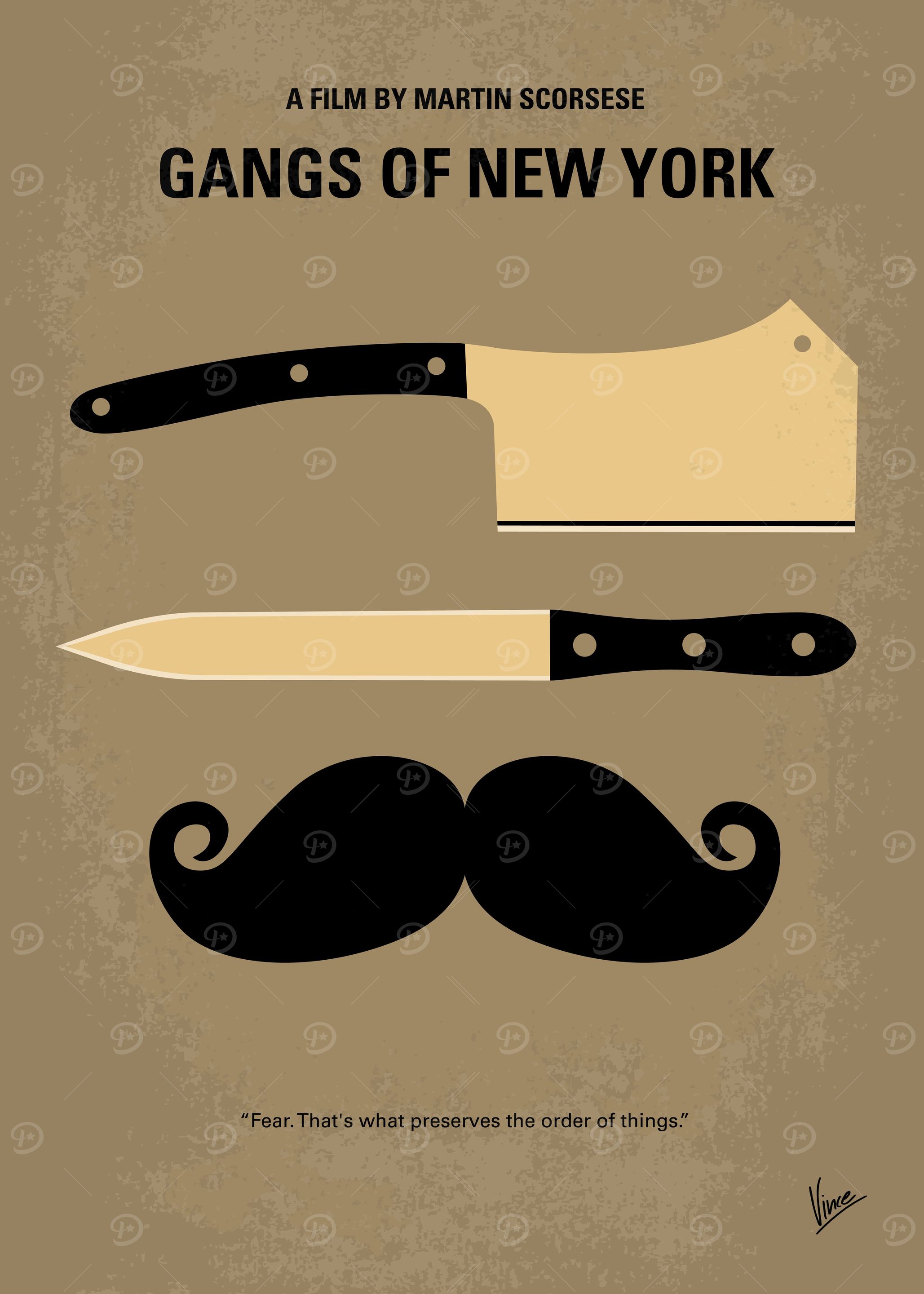 No195 My Gangs of New York minimal movie poster In 186 ...