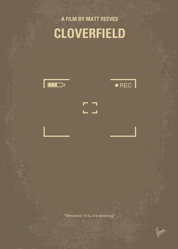 No203 My Cloverfield minimal movie poster Revolves aro ...