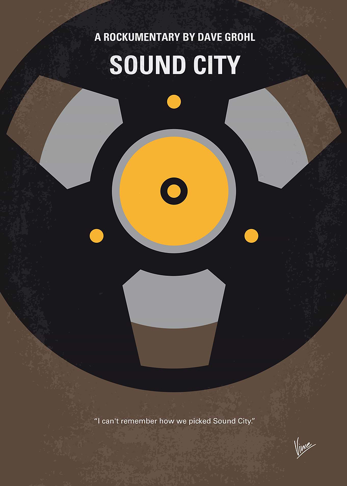 No181 My Sound City minimal movie poster A documentary ...