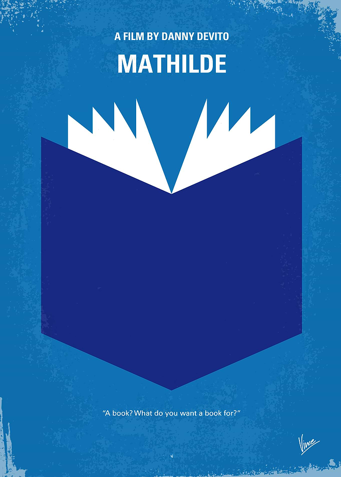 No291 My MATHILDE minimal movie poster Story of a wond ...