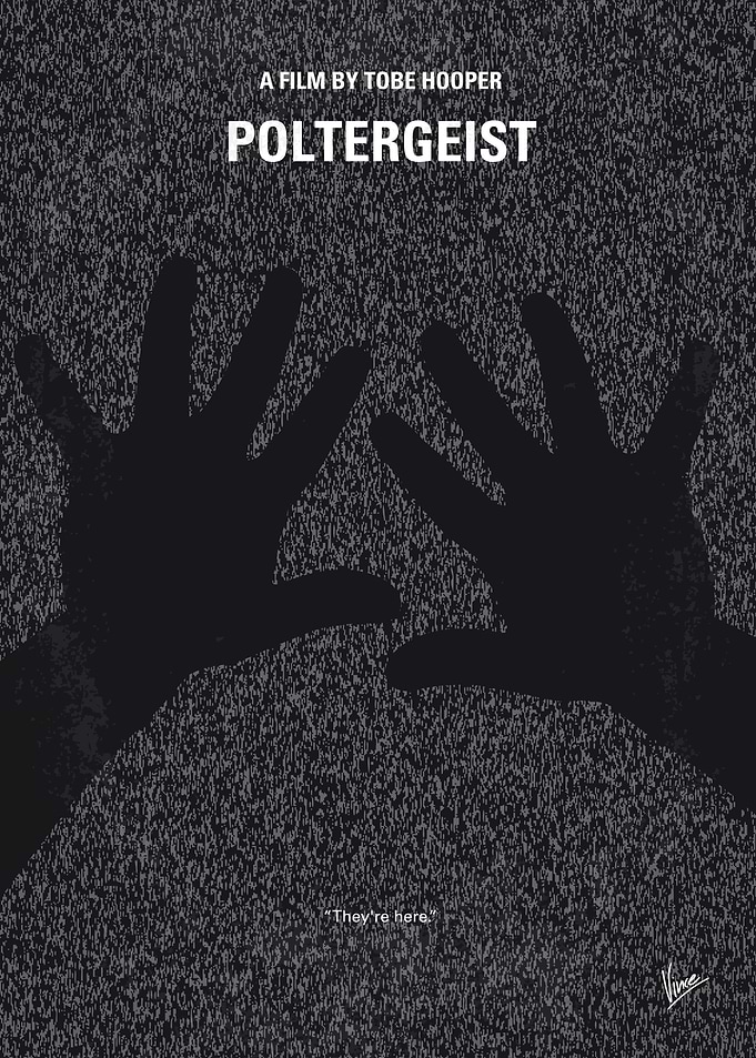 No266 My POLTERGEIST minimal movie poster A family's h ...