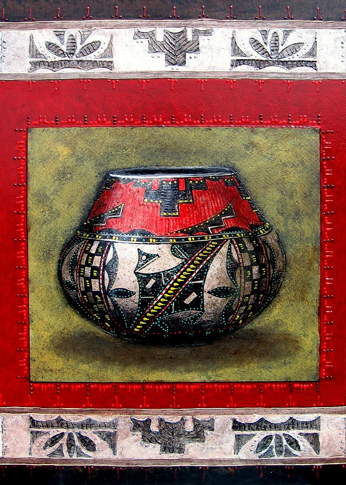 Ancient Pottery - Mixed Media - David Vedoe - Taos, New ...
