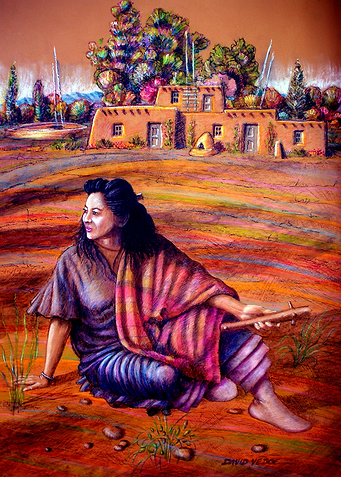 Pot Creek Vision - South of Taos, New Mexico USA Mixed ...