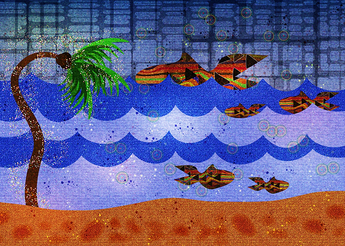 California Dreaming Symbolism ~ Palm tree and ocean lan ...