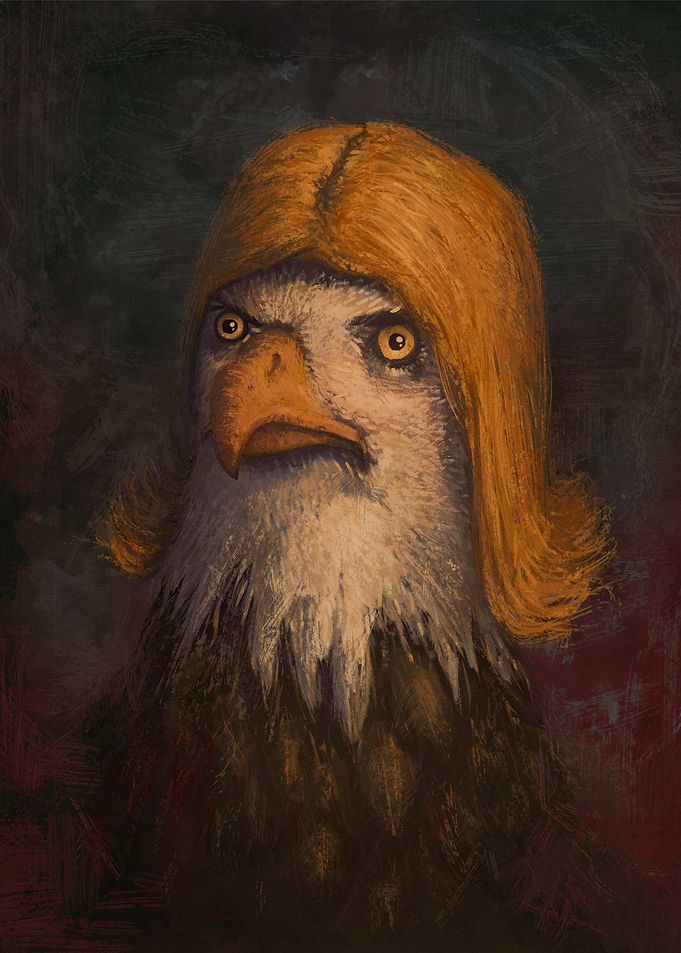 Not-So-Bald Eagle