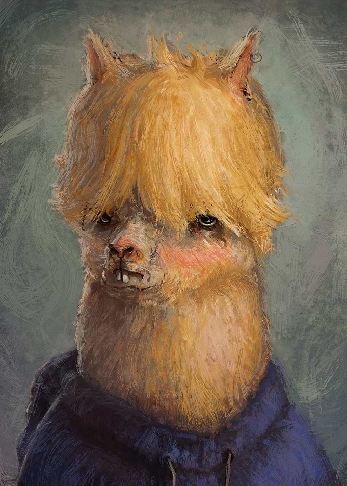 Alpaca's First Day of Highschool