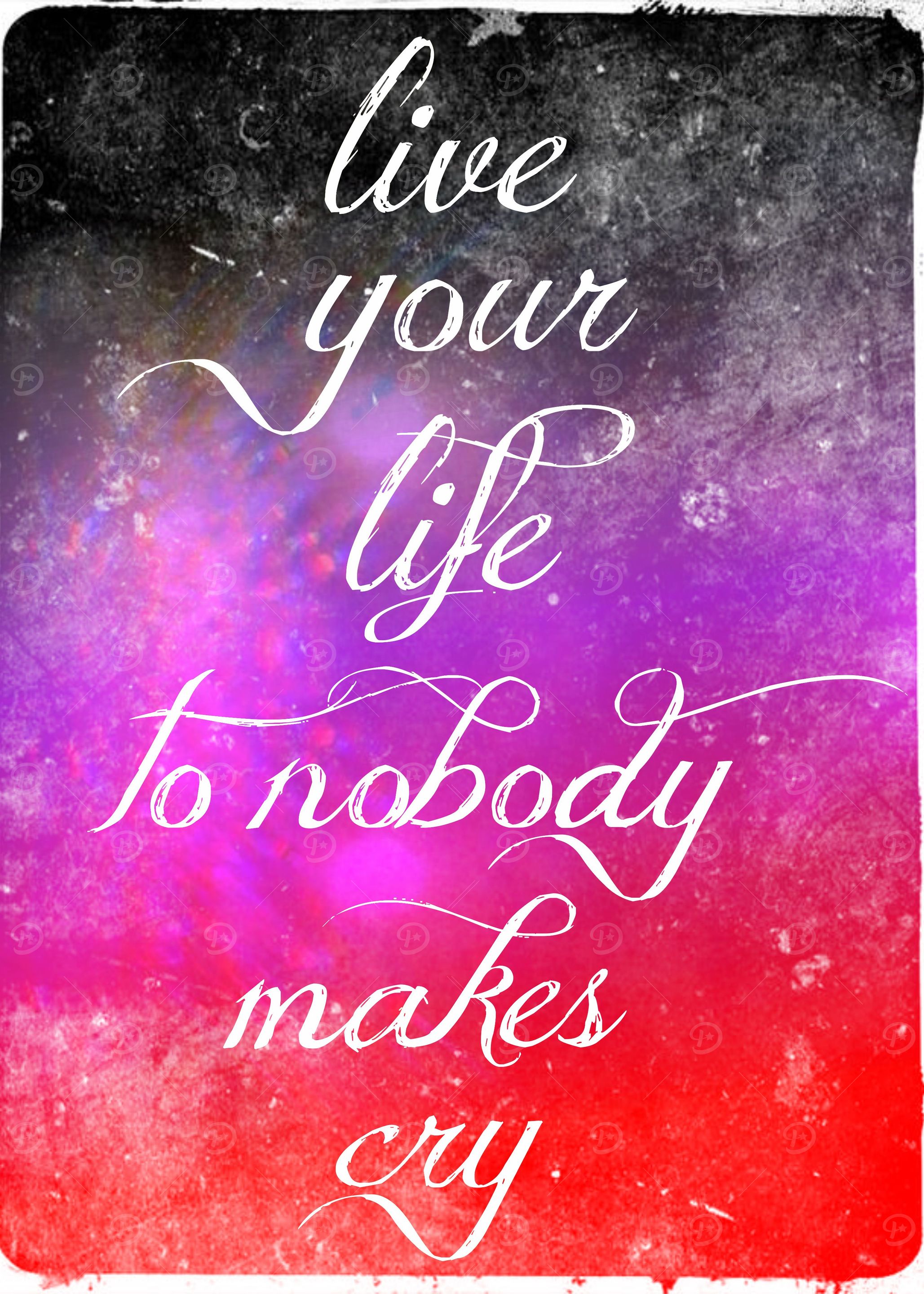 live your life
