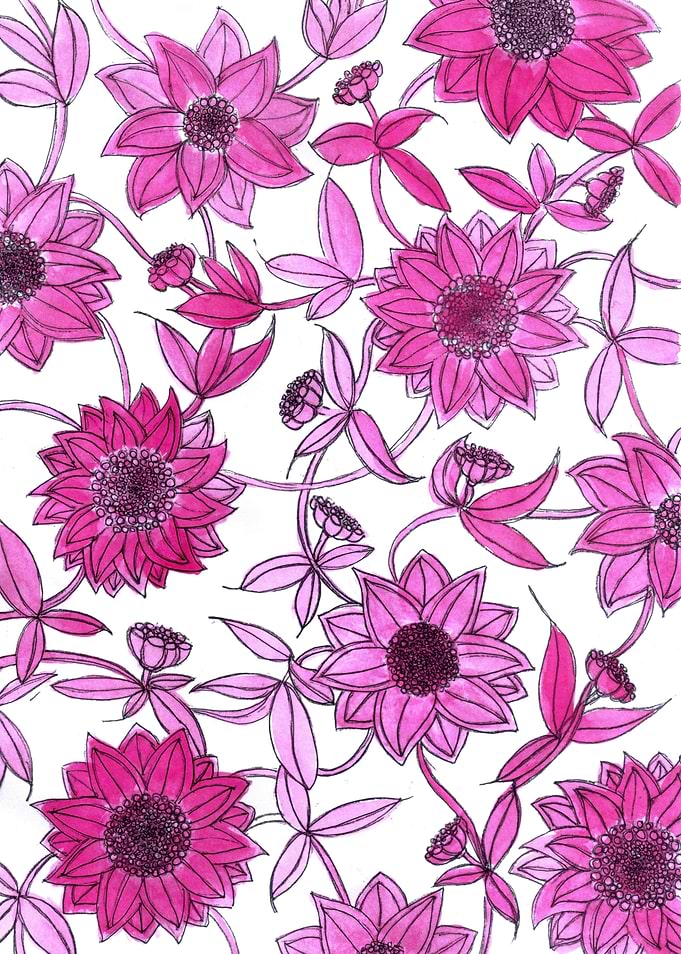small pink flowers