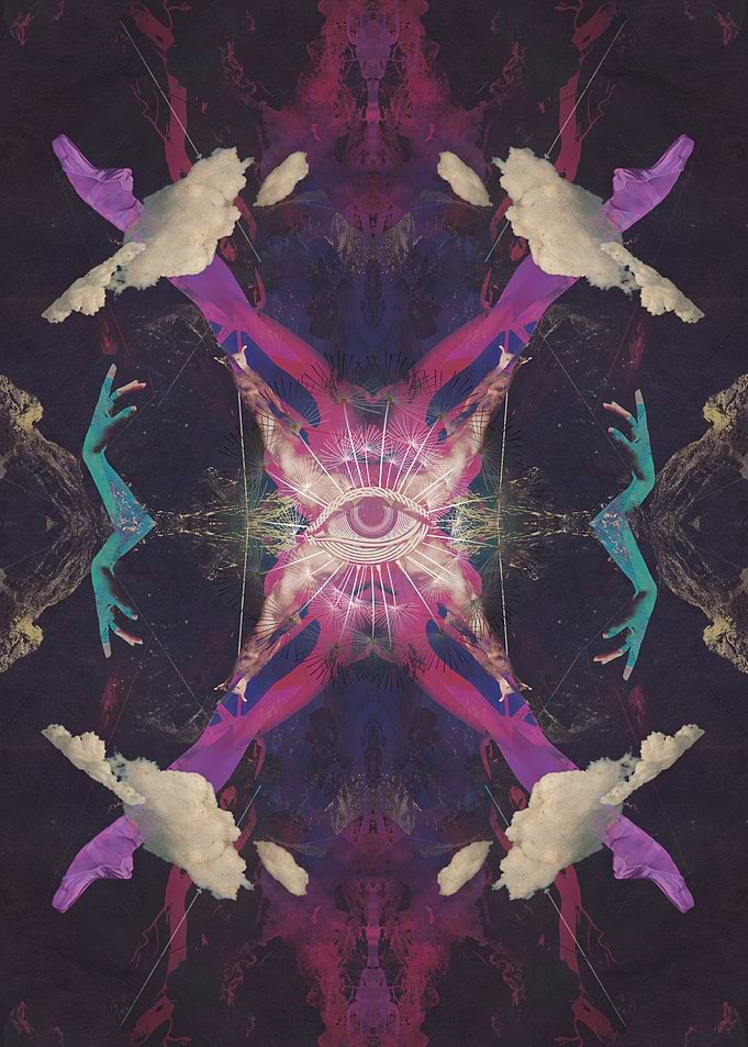 Mystical vintage eye