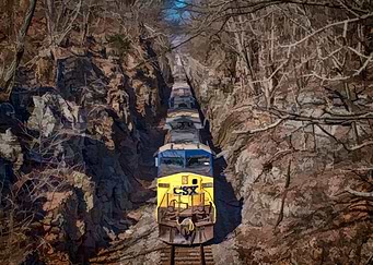 CSX Northbound at Adams Tennessee
