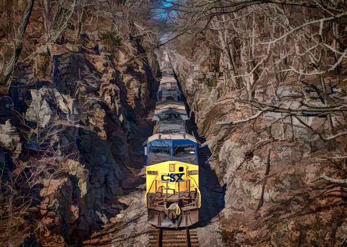 CSX Northbound at Adams Tennessee