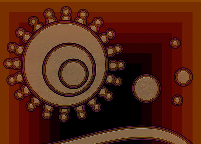 Retro sun