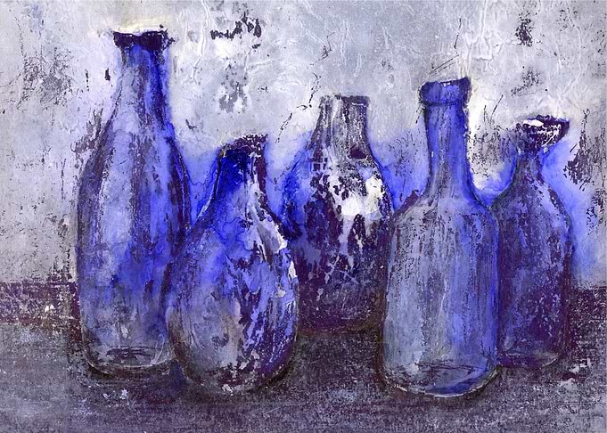 Blue bottles