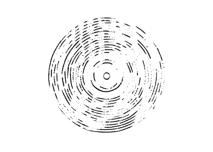 Record on White