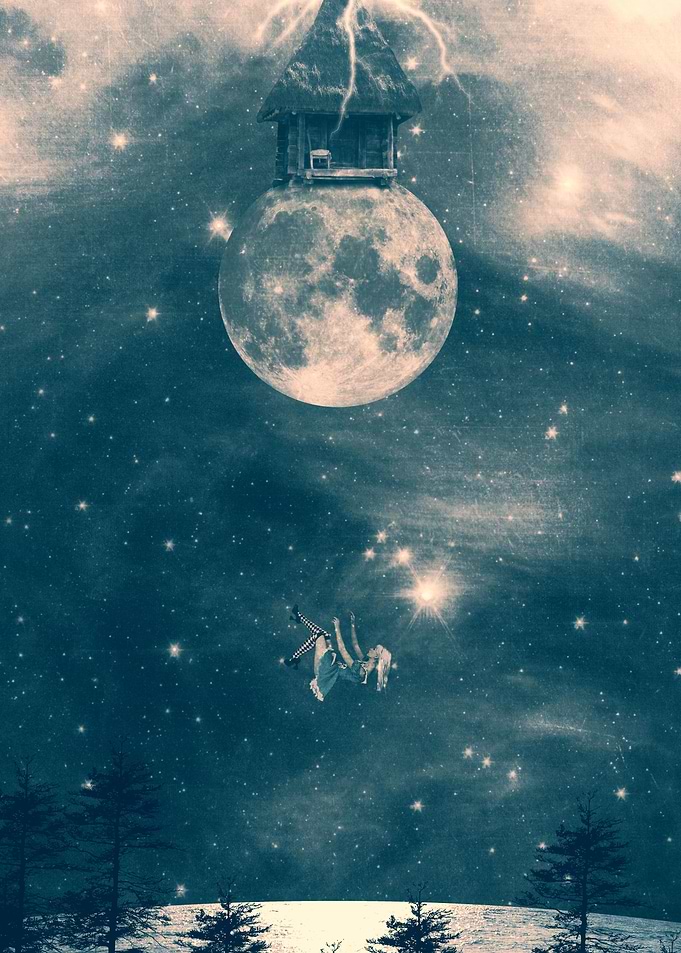 ONE DAY I FELL FROM MY MOON COTTAGE