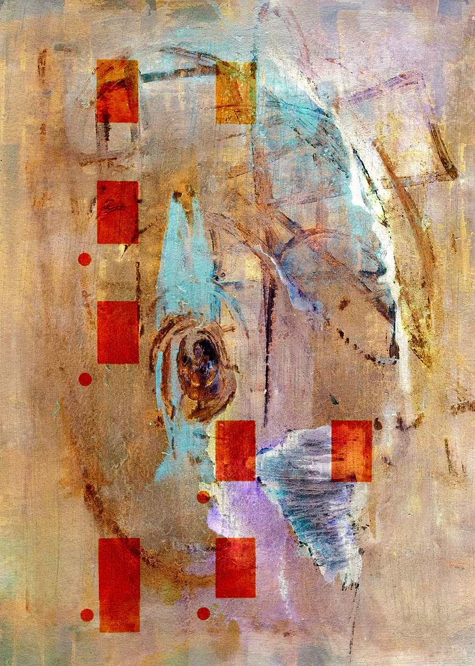 abstract in beige