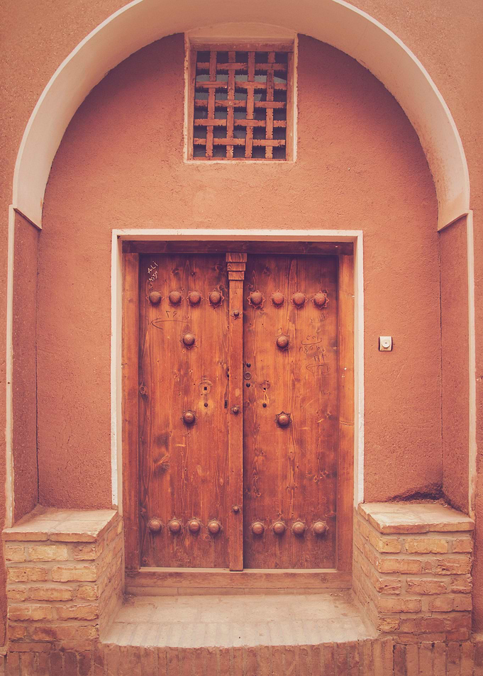 Abyaneh Door #3 Abyaneh is a village in Isfahan Provinc ...
