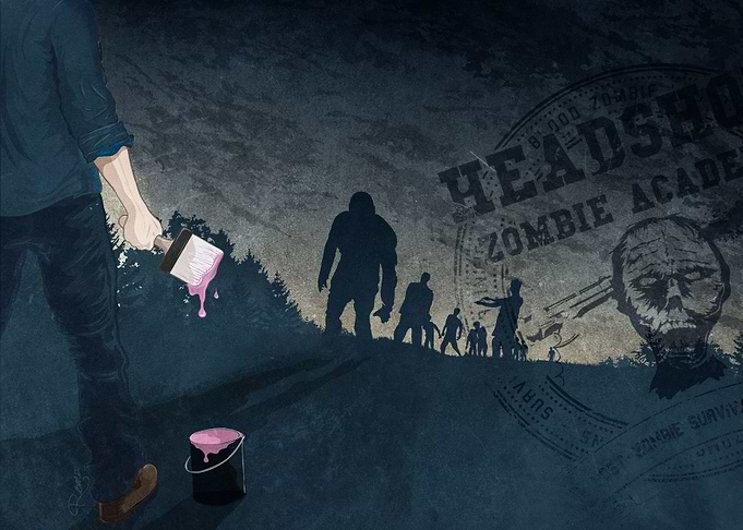 We Love Zombies . Full colours