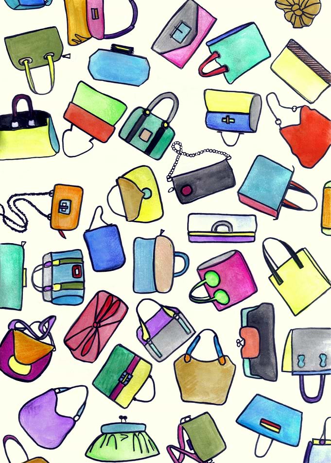 colored bags obsession