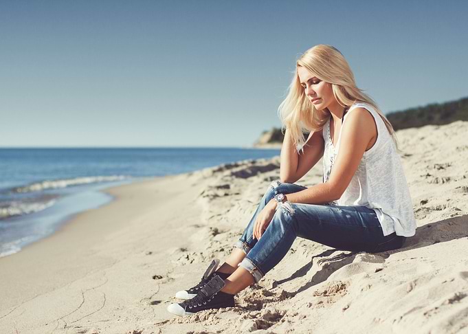 At the sea