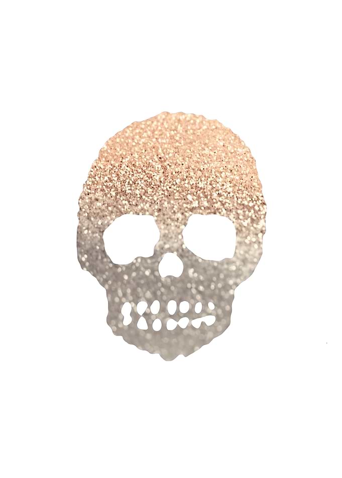 GATSBY GOLD SKULL GLITTER