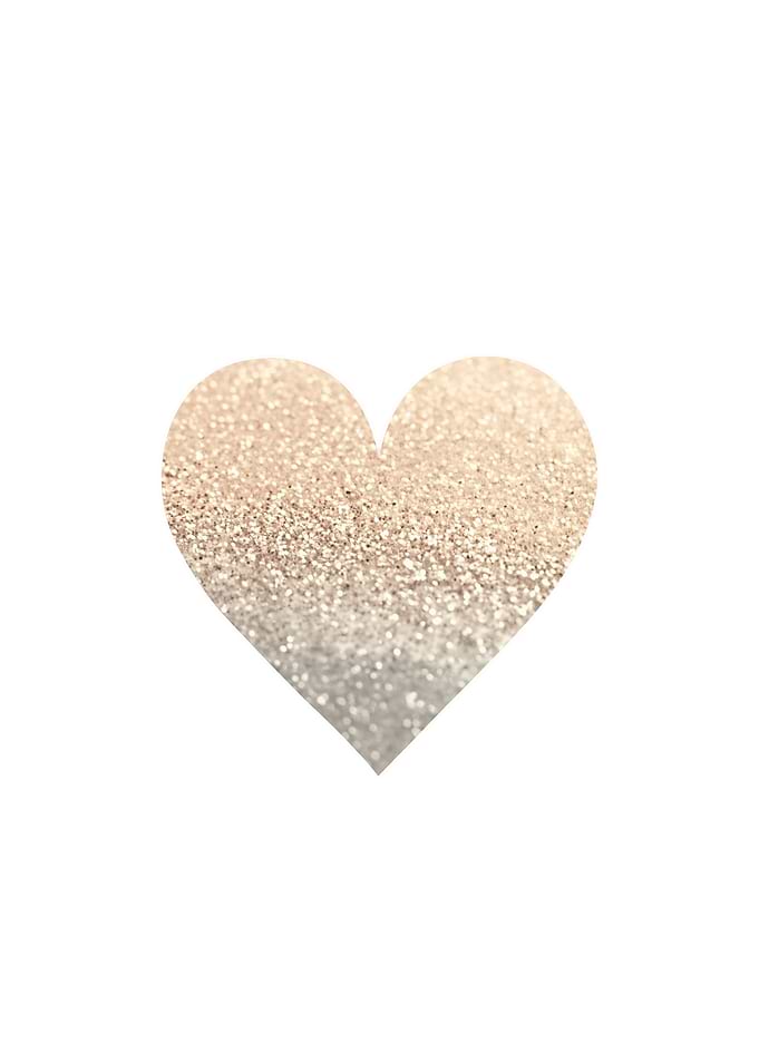 GATSBY GOLD HEART GLITTER
