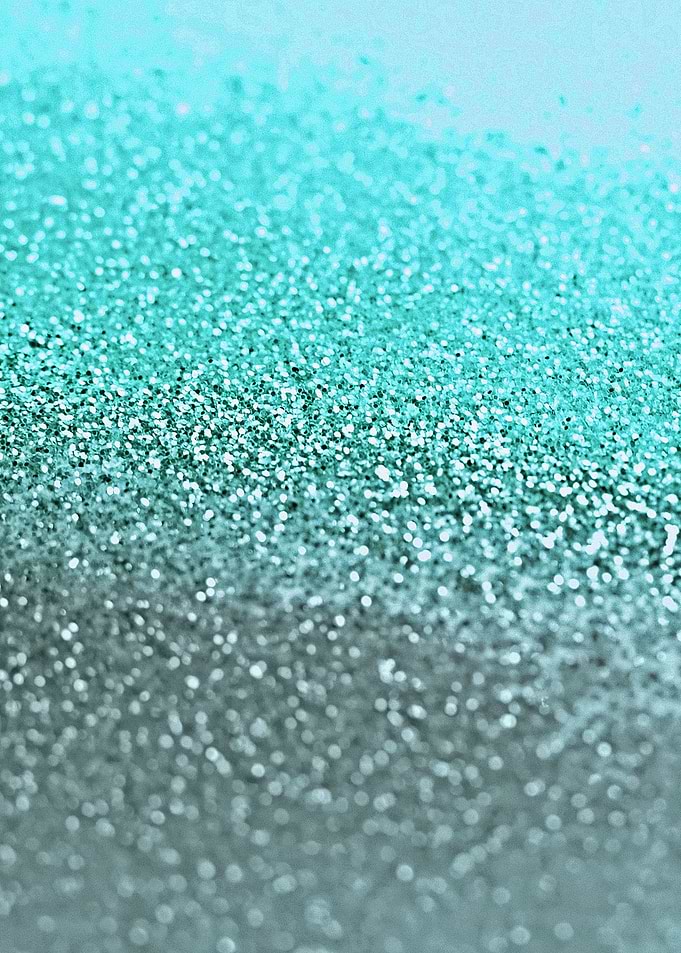 GATSBY OCEAN TEAL GLITTER