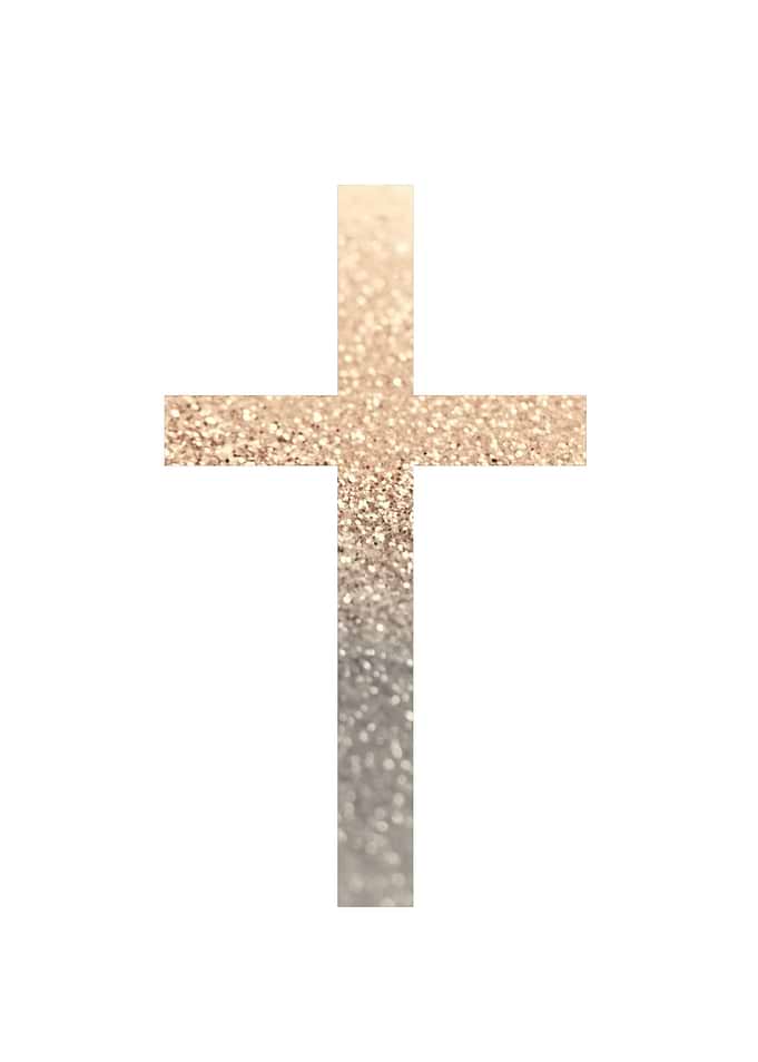 GATSBY GOLD CROSS GLITTER