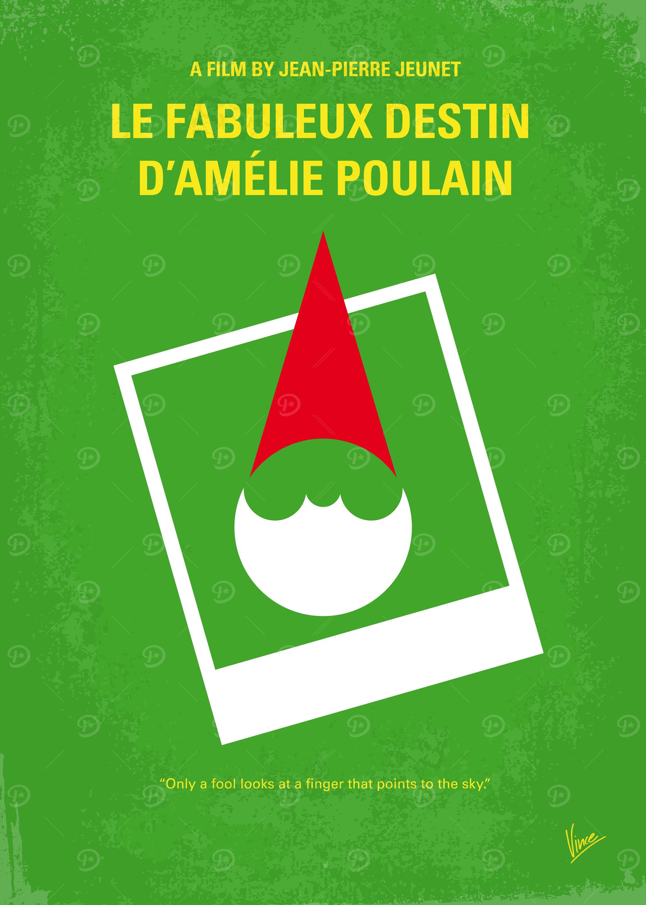 No311 My Amelie minimal movie poster Le fabuleux desti ...