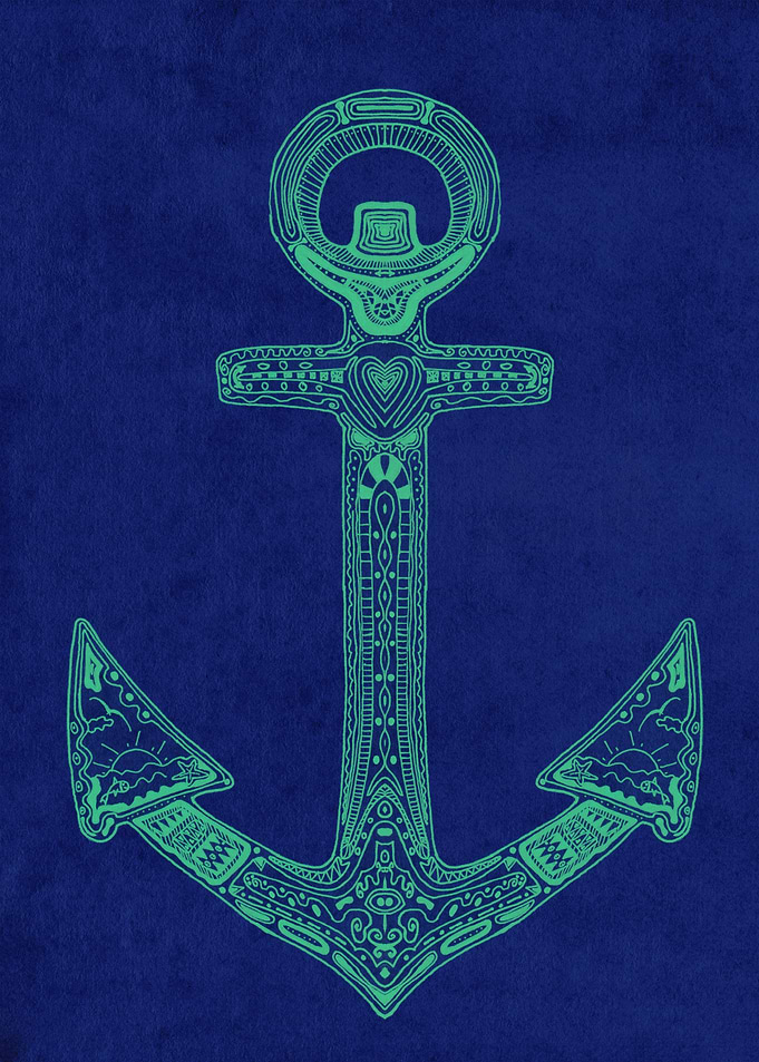 Anchor; ornate anchor