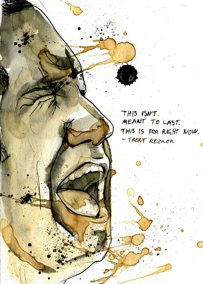 Trent Reznor from Nine Inch Nails in Coffee