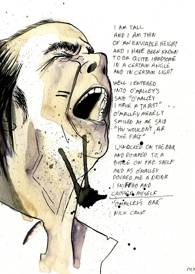 Nick Cave in Coffee