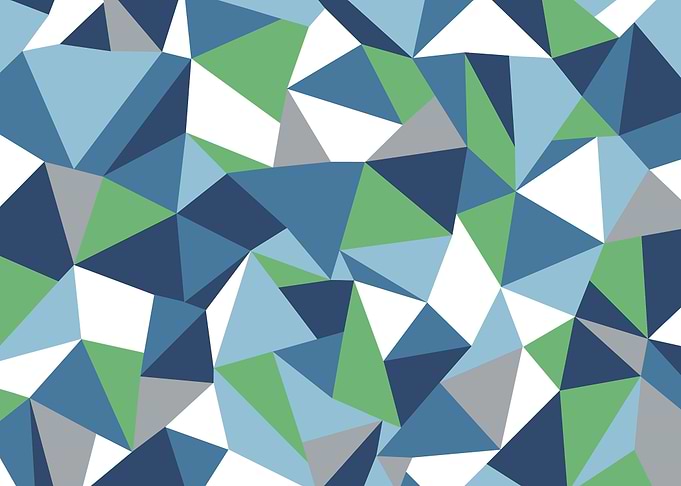Abstraction Blue Green