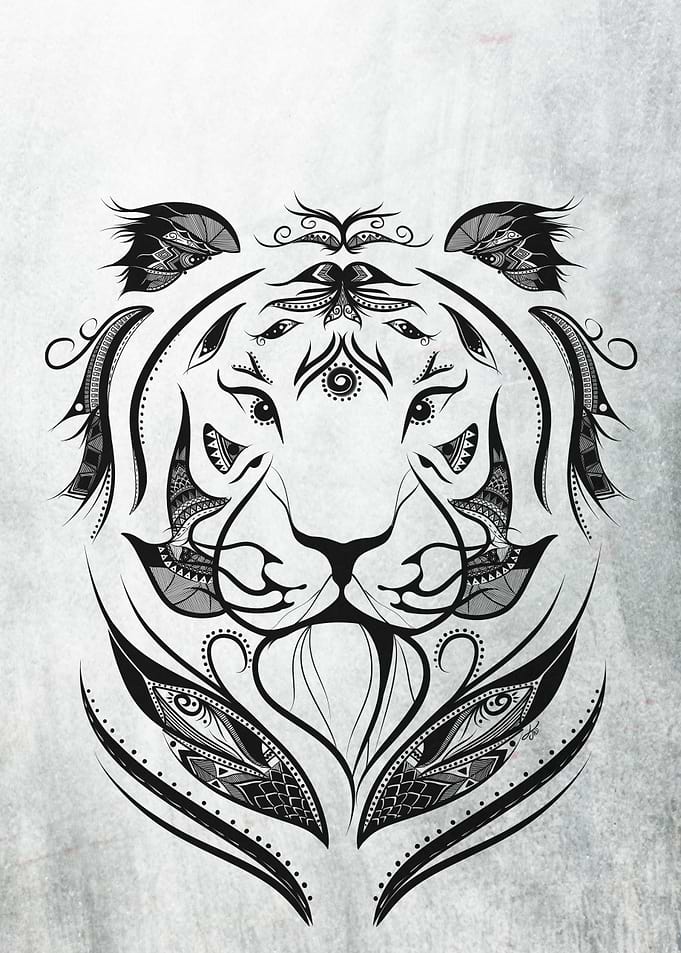 Tiger Plucked