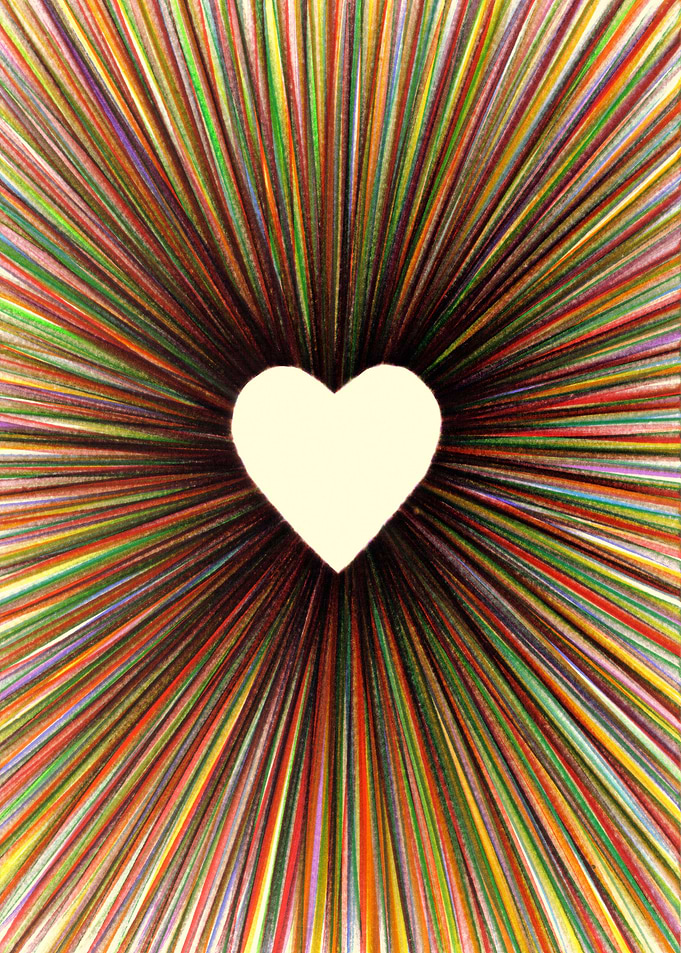 heart radiant color
