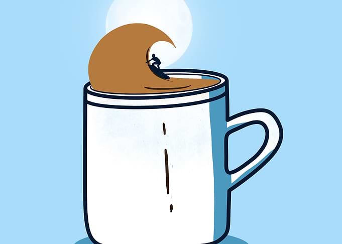 Powered by coffee