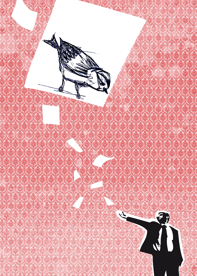 flyin' paper bird
