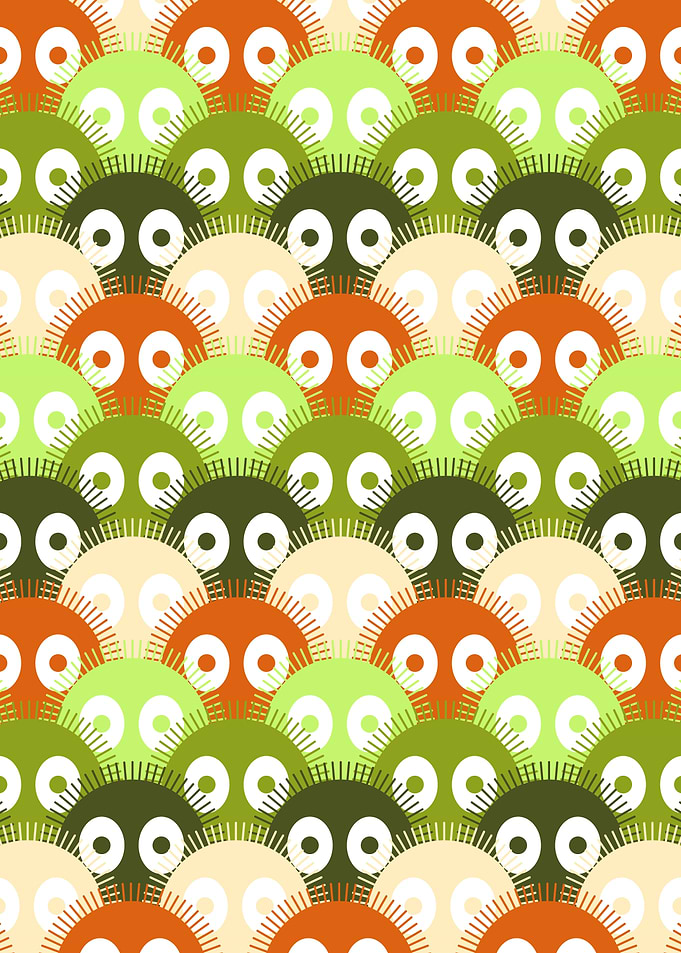 susuwatari pattern (color version)