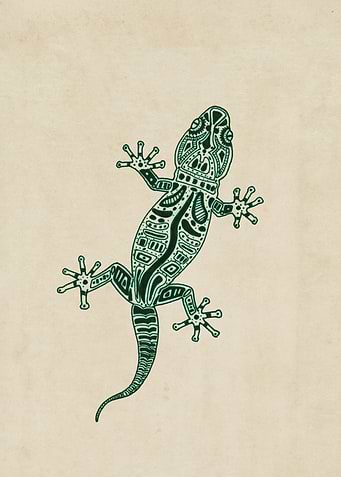 Ornate Lizard.
