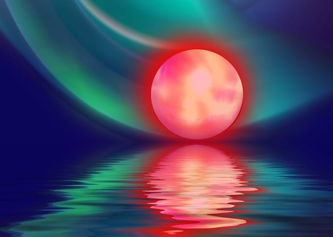 Abstract Sunset CB