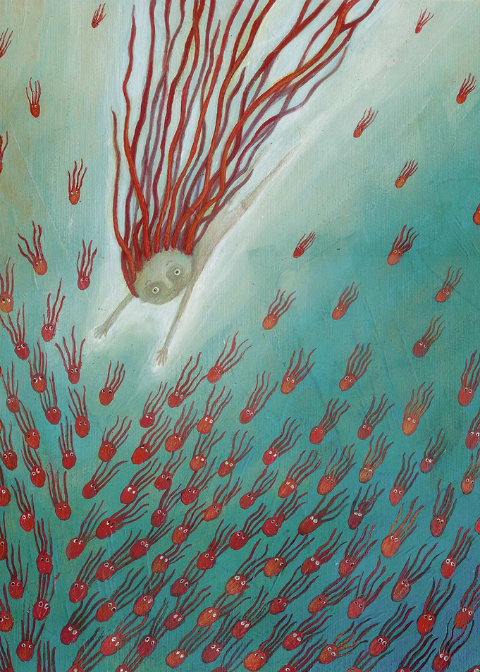 red polyps