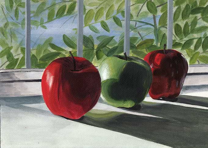 Red and Green Apples