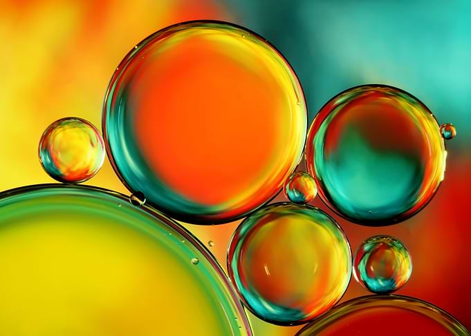 Oil Drop Abstract