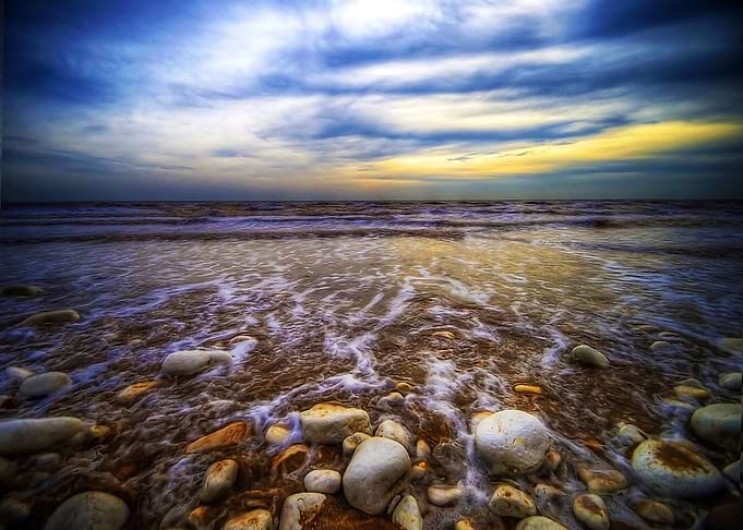 Seaside dusk