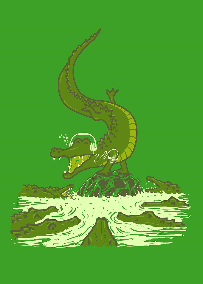 Breakdance crocodile