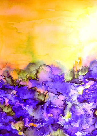 Into Eternity - Yellow and Lavender