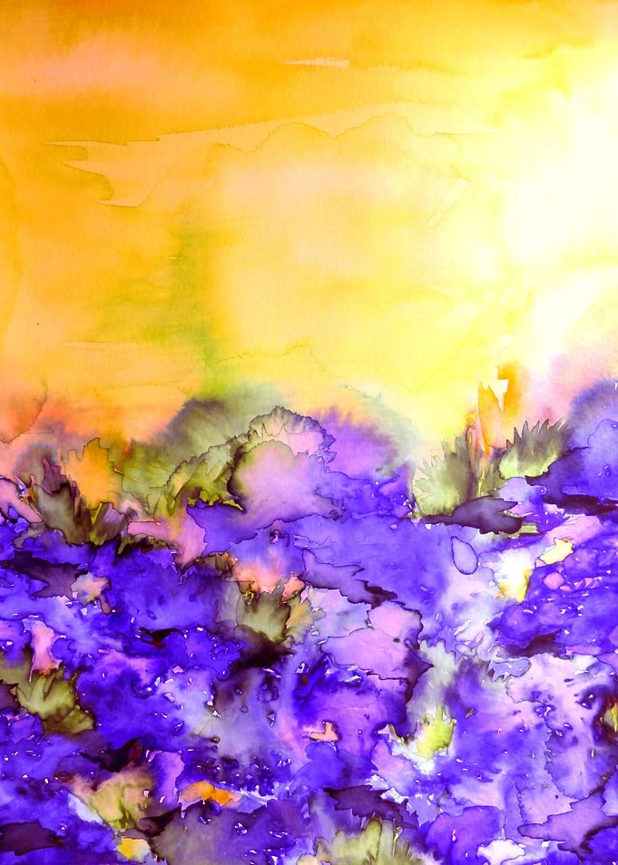 Into Eternity - Yellow and Lavender
