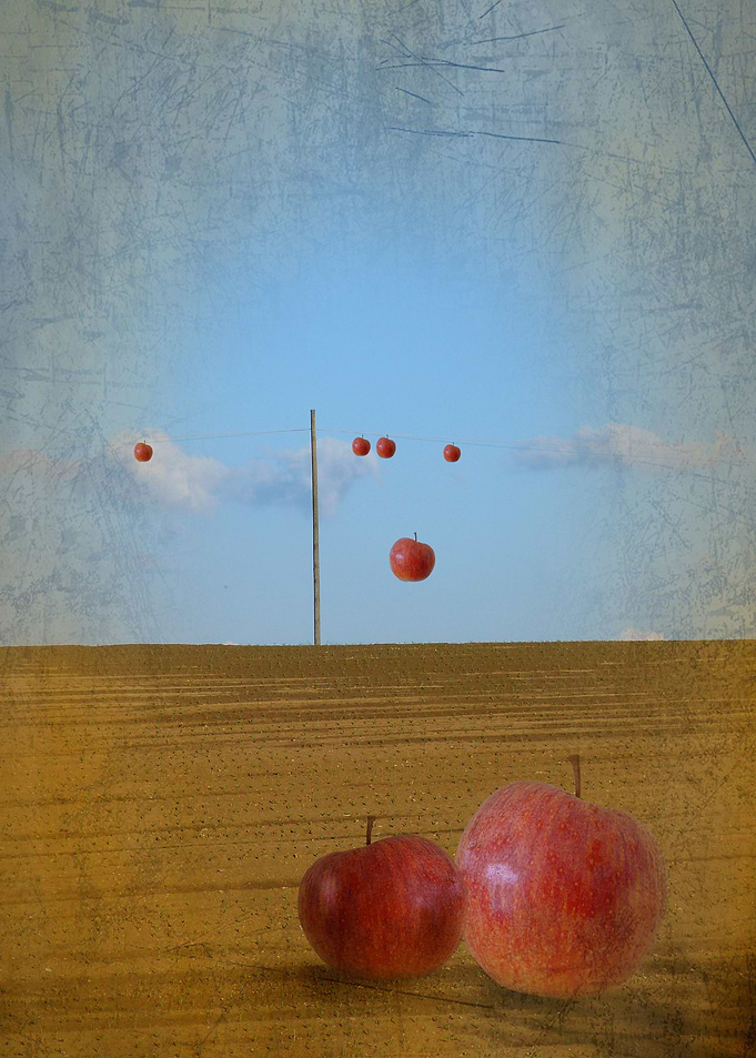 Apple Dream Surreal Landscape